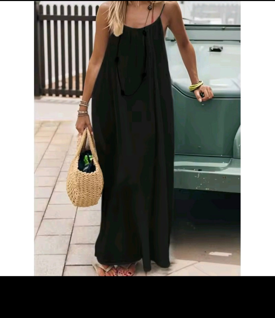 Robe longue décontractée sans bretelles ni dos pour femme